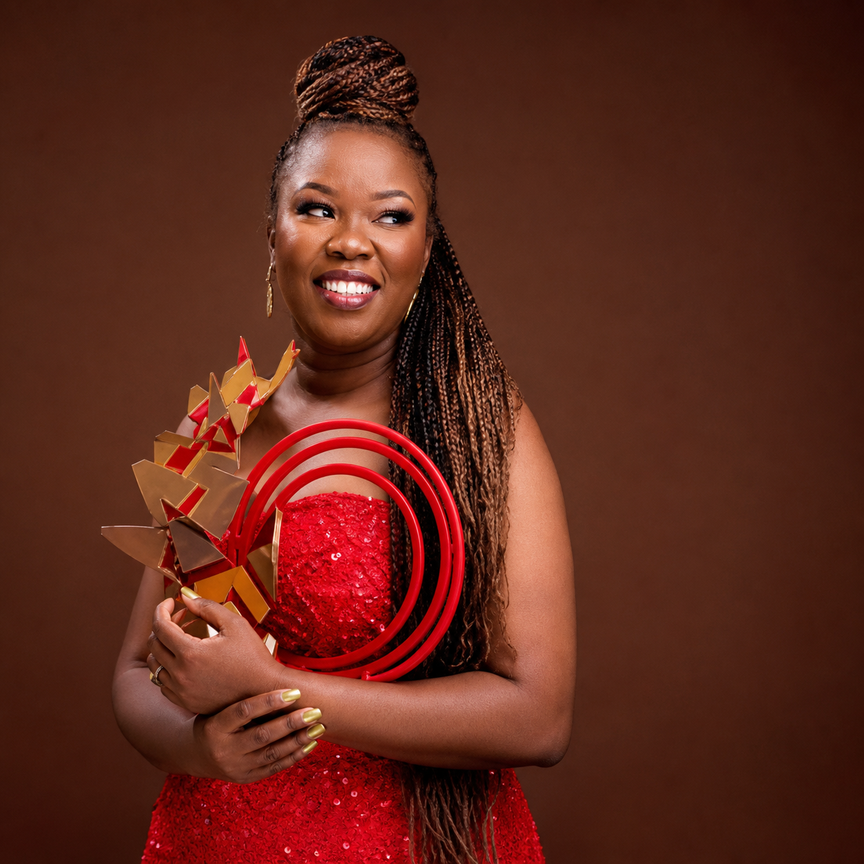 Doreen, founder of Shekinah Love Textiles