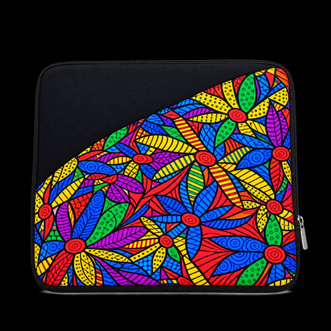 Colourful Leaf Print Bag