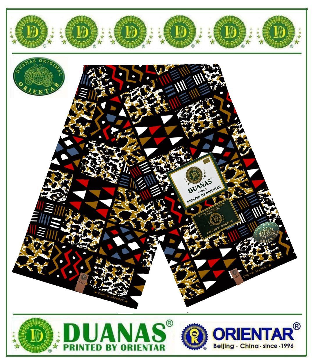 Dark Patchwork Kitenge Fabric