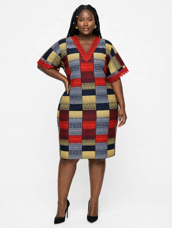 Colour Block Shift Dress